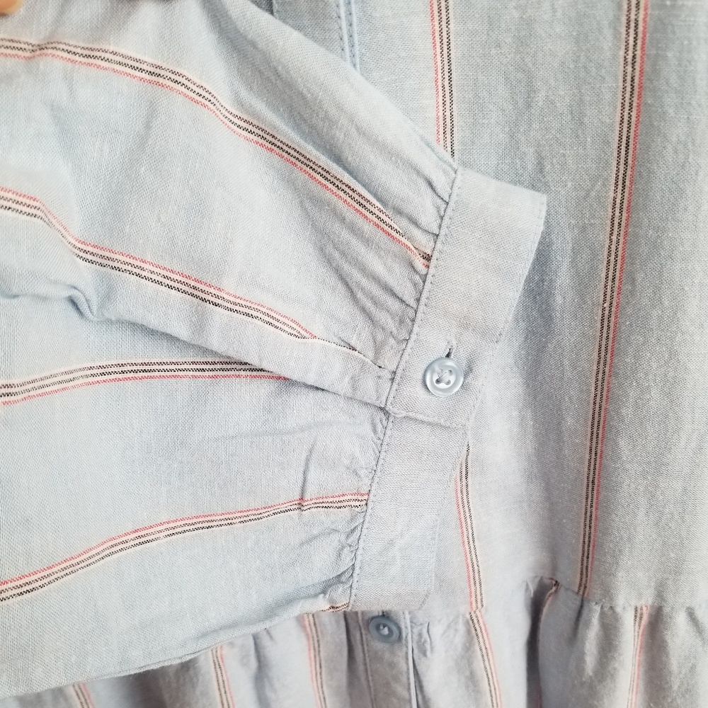Old Navy Striped Shirt Dress size Large Tall - Picture 4 of 8